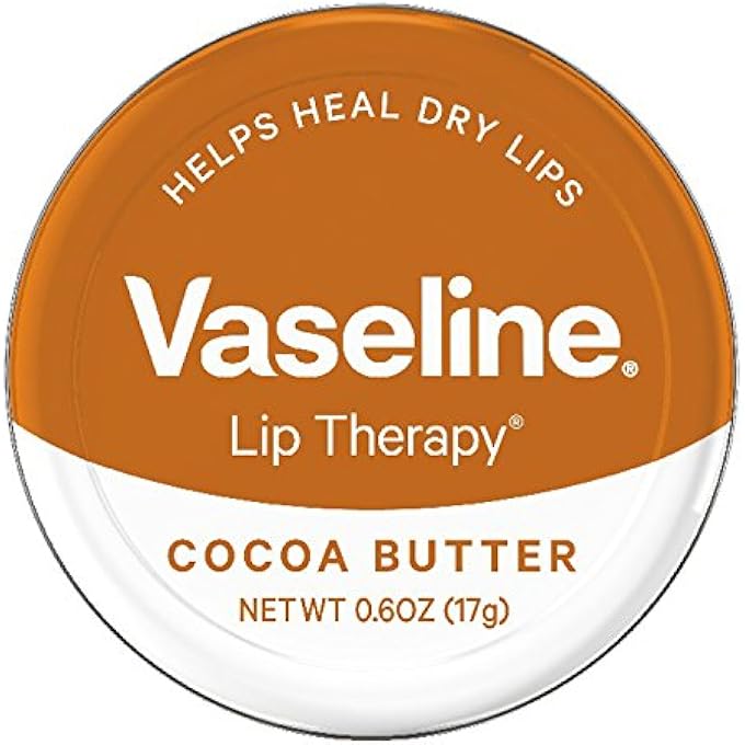 Vaseline LIP THERAPY BALM TIN (COCOA BUTTER, 0.6OZ) - Image 1